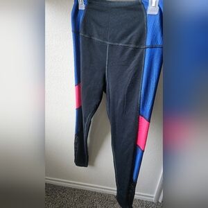Zumba Fitness Black and Blue Leggings
